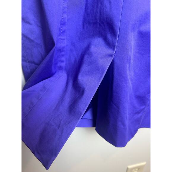 Ted Baker Dress Purple Sheath Business Professional Size 0 Party Bold Neckline - Picture 7 of 8